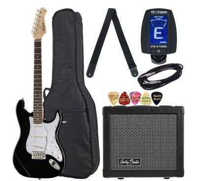 Harley Benton ST-20 BK Standard JamPack